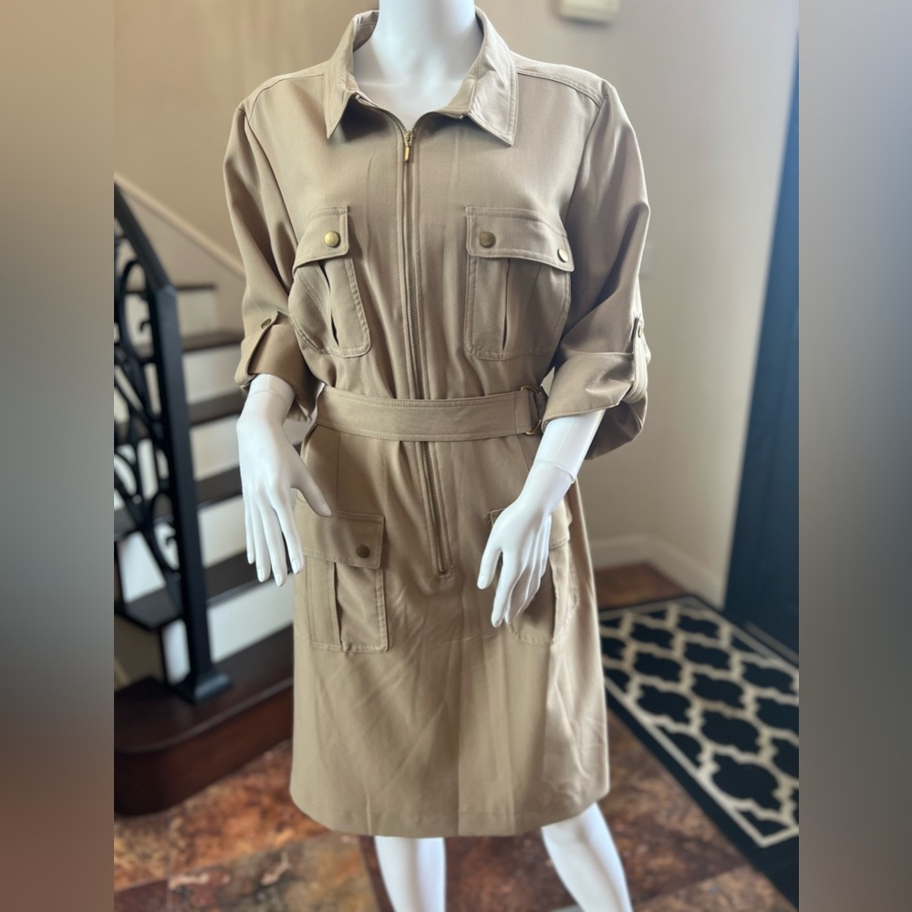 Sharagano - Cargo Dress With Belt